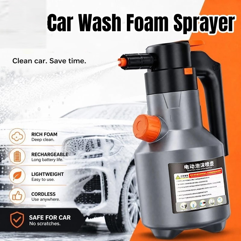 Pressure Washer Foam Gun - Electric Car Foam Sprayer Pressurized Soap