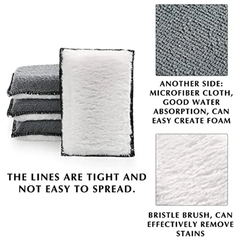 10Pcs Soft Double-Side Microfi - Leather Cleaner Interior review and price