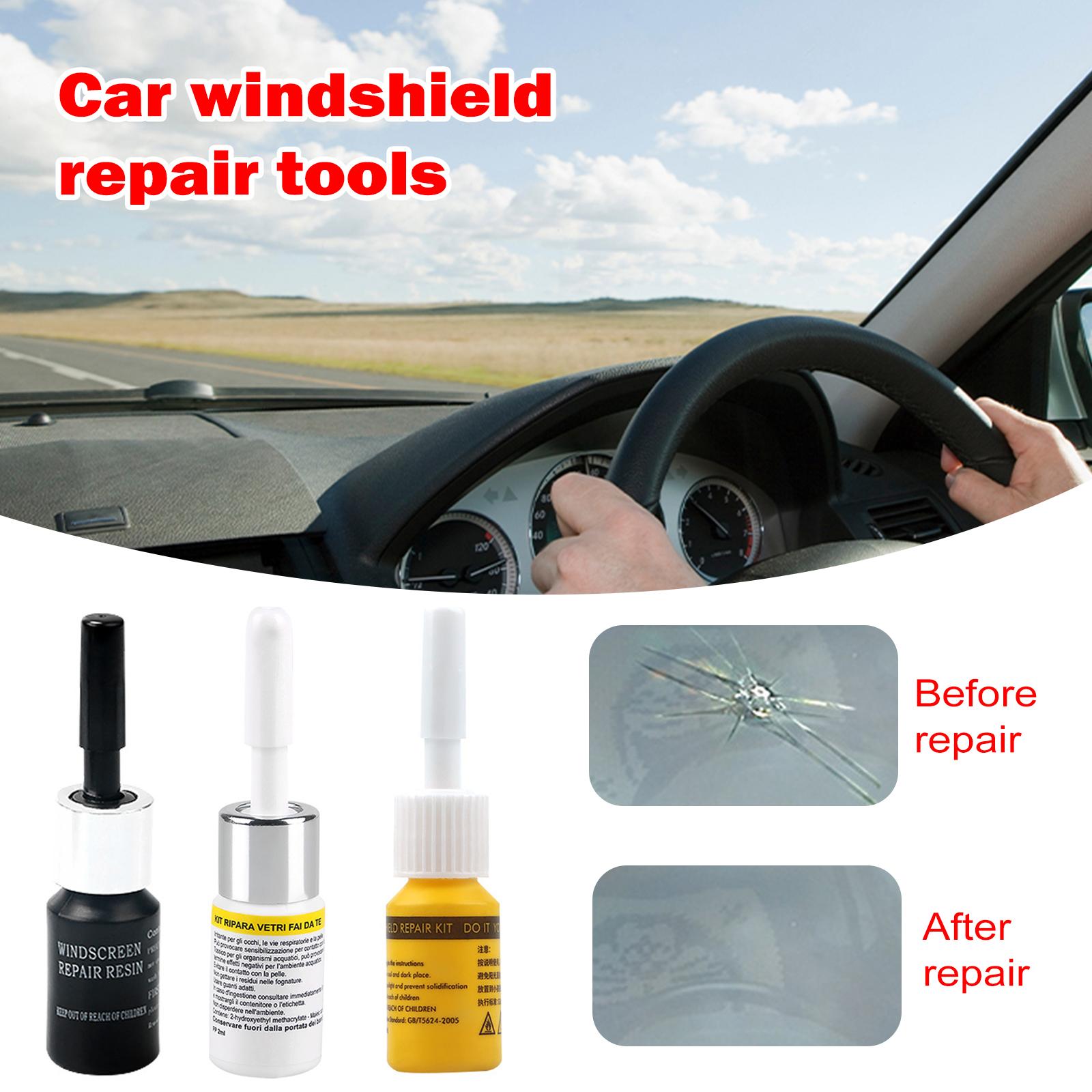 Car Cracked Glass Repair Kit W - Glass Cleaner Streak review and price