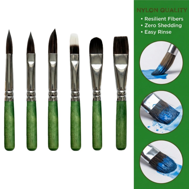 6-piece Mini Travel Painting B - Detailing Brush Set review and price