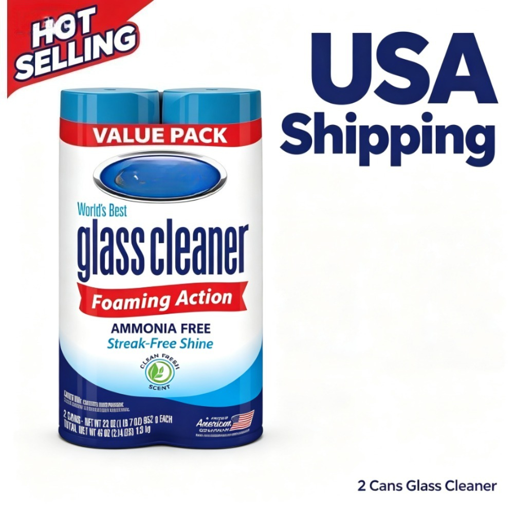 Glass Cleaner Foaming Aerosol  - Glass Cleaner Streak review and price