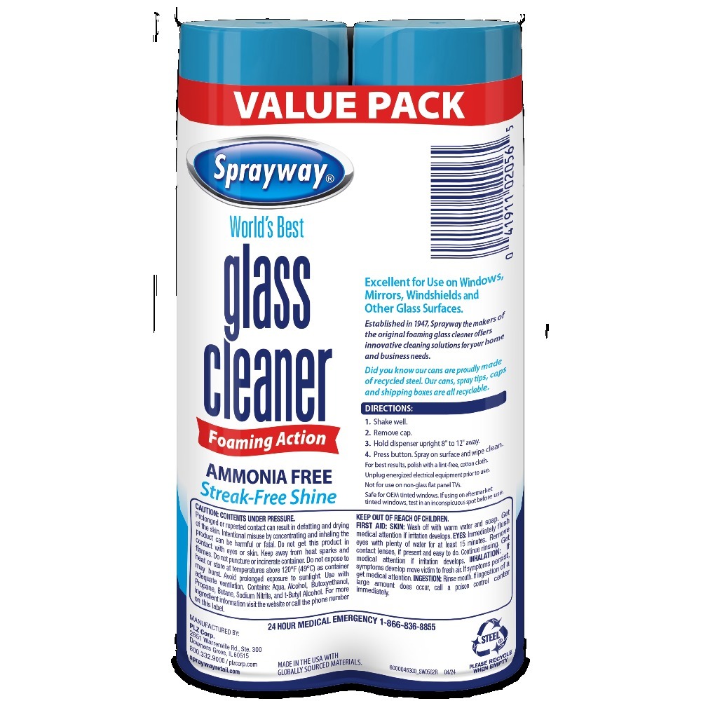 Glass Cleaner Foaming Aerosol  - Glass Cleaner Streak review and price