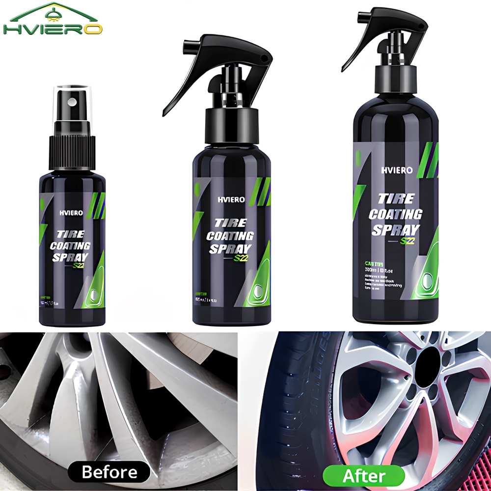 Tyre Gloss HVIERO S22 Tire Coa - Tire Shine Spray Sealant review and price