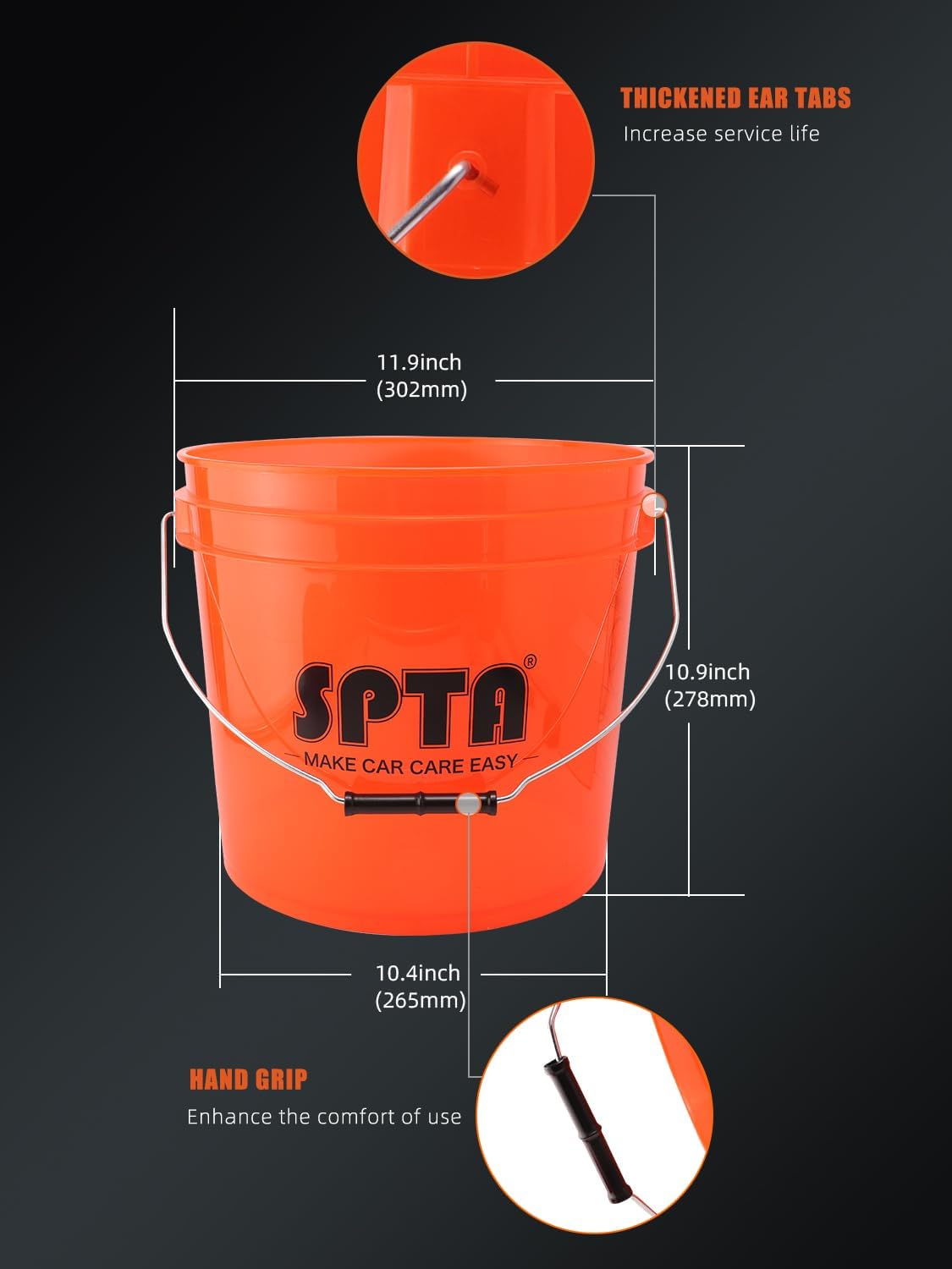 SPTA 31Pcs Car Wash 15L Bucket - Detailing Brush Set review and price