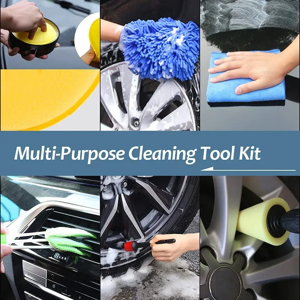 New Car Detailing Cleaning Kit - Detailing Brush Set review and price