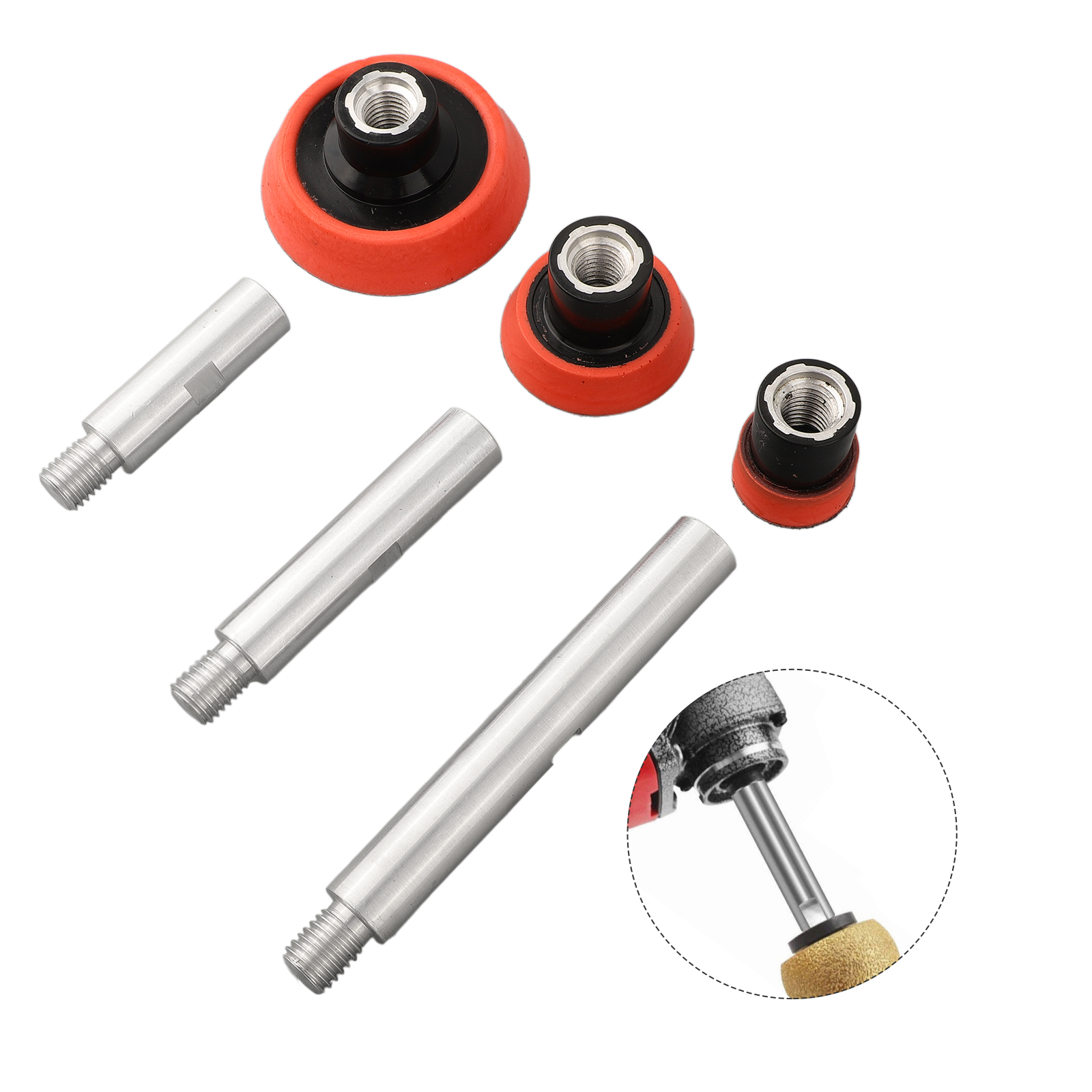 M14 Thread Polisher Extension  - Polish Pad Set Buffer review and price