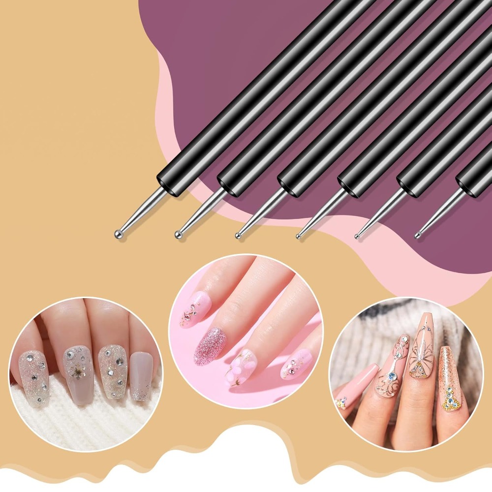Double Ended Nail Art Dotting  - Detailing Brush Set review and price