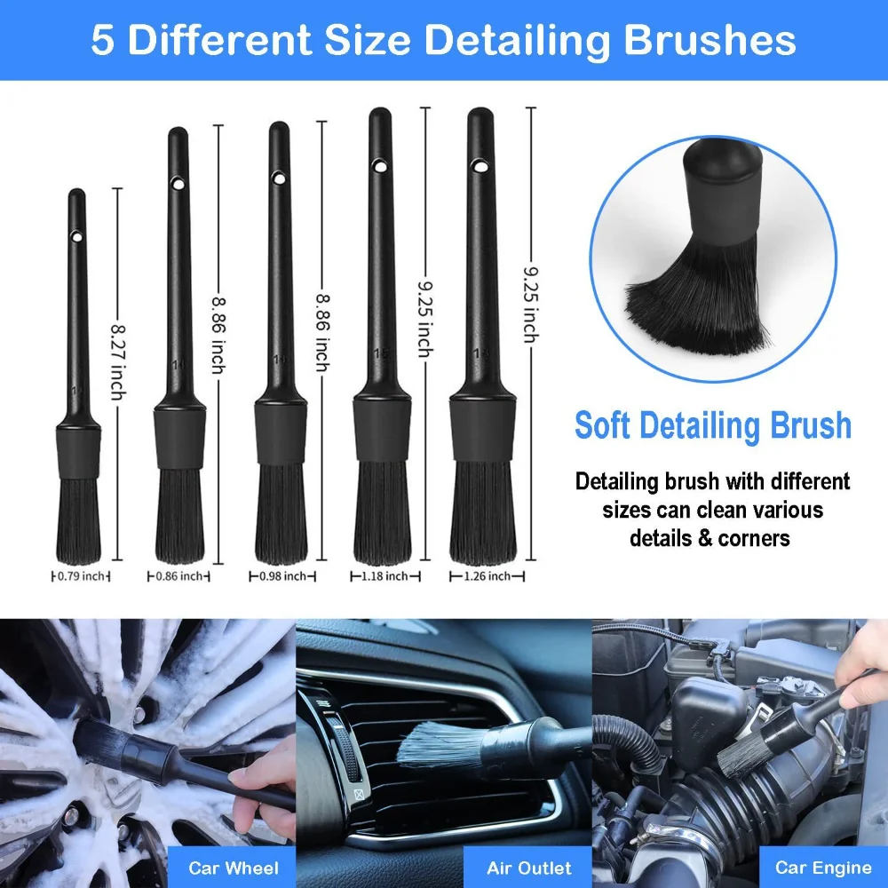 Car Wash Brush Set Detailing B - Dirt Brush Interior review and price